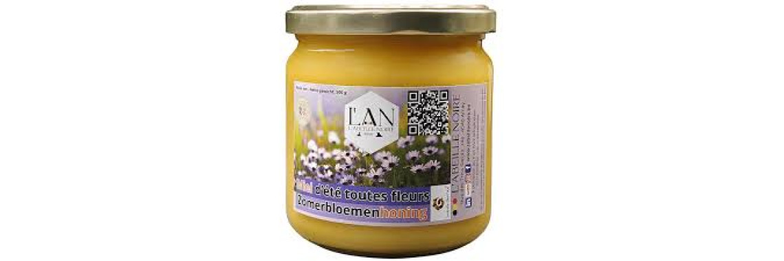 Miel d’Abeille Noire d’Ouessant IGP Bretagne – Pot Artisanal 500 g