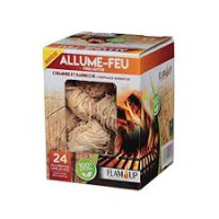 Pack Allume-feu en laine de bois Flam’Up Natur 10 kg