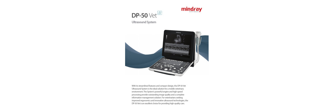 Échographe portable Mindray DP-50 Vet occasion système d’imagerie diagnostic