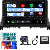 XTRONS PB78M204AP Autoradio GPS Android pour Mercedes Classe C W204 2007-2011