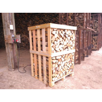 Bois de Chauffage Chêne Hêtre 33 cm sur Palette – Qualité Premium Séchée