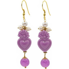 Boucles d’Oreilles Camée Or 18K Femme Cameo Italiano Classique