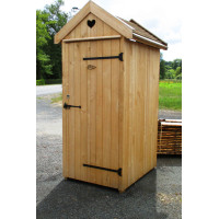 Cabane toilettes sèches Jardipolys Cabane WC Bois Extérieur Modèle Basic