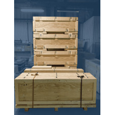 Caisse en bois certifiée NIMP15 GEFCO Export 80x60x60 emballage logistique