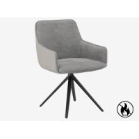 Chaise Akante CH024 Chaise Design Moderne Métal et Tissu