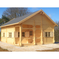 Chalet de Jardin Bois Habitable Palmako Ella 25 m²