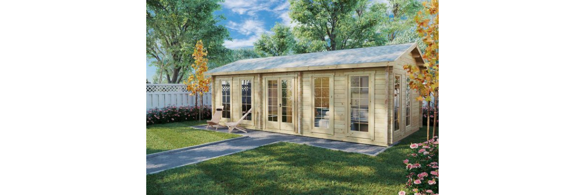 Chalet en Bois Habitable Palmako Claudia 30 m²