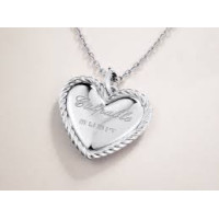 Collier Cœur Culpa Tuya Nick & Noah Acier Inoxydable Argenté