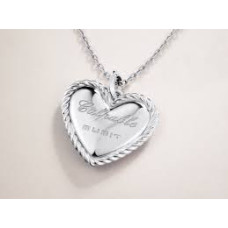 Collier Cœur Culpa Tuya Nick & Noah Acier Inoxydable Argenté