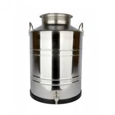 Cuve inox 50L Brouwland Fermenteur Inox 304 avec robinet