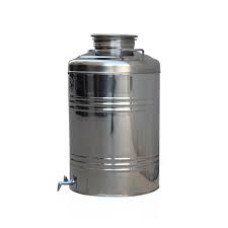 Cuve inox Speidel 100L stockage huile olive acier inoxydable alimentaire avec robinet