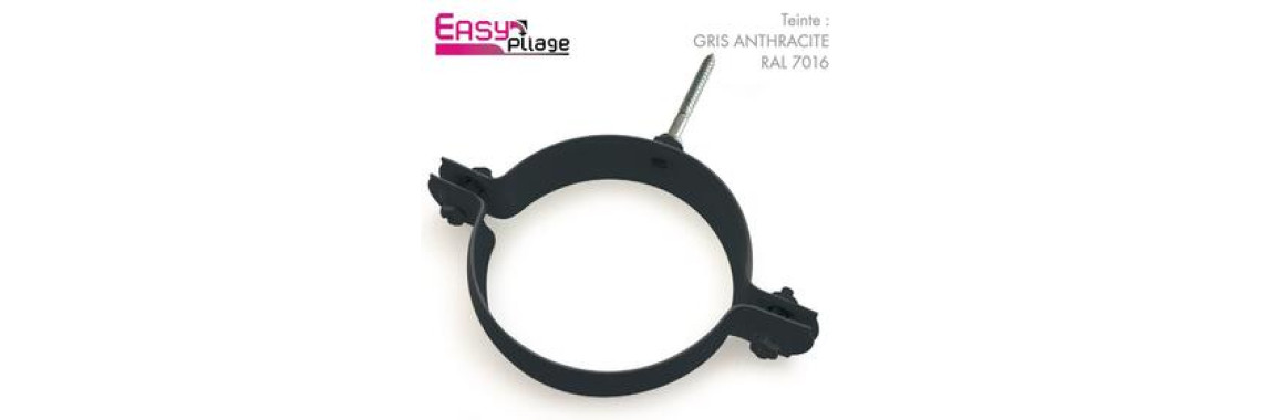 Descente de Gouttière Aluminium RAL 7016 Gris Anthracite DAL'ALU
