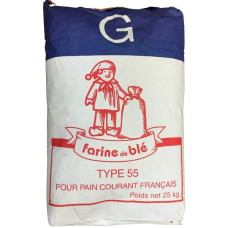 Farine de Blé Francine Professionnelle T55 Sac 25 kg