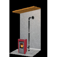 Kit de Fumisterie Complet Poujoulat pour Poêle à Bois Ø150 mm