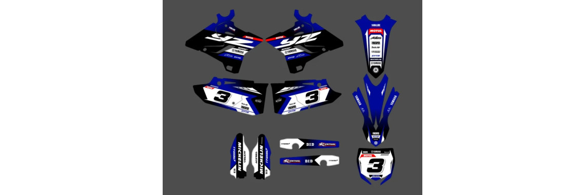 Blackbird Racing Kit Déco Yamaha YZ 125 2015 Dream Graphic Kit