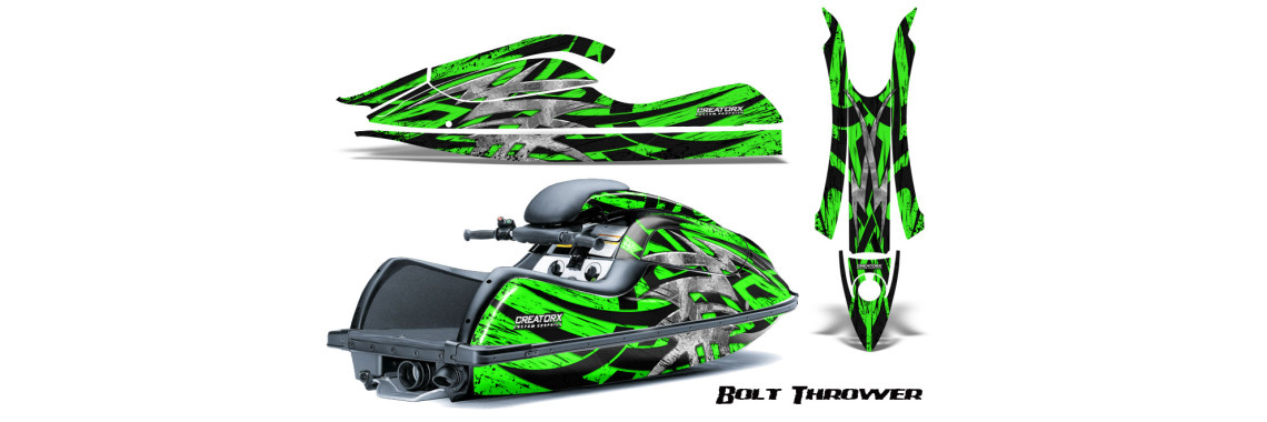 Blackbird Racing Graphic Kit Kawasaki Jet Ski SX-R / STX Factory Style
