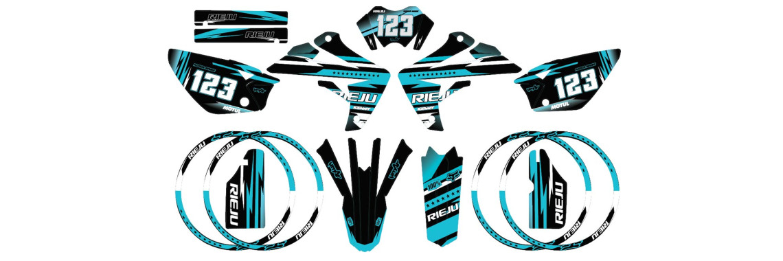 Kit Déco Officiel Blackbird Racing Dream 4 Rieju MRT Pro 50