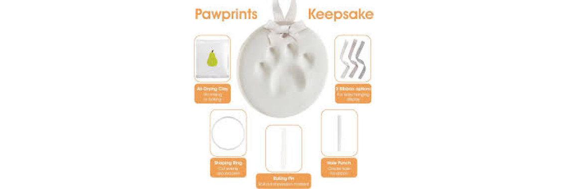 Kit Empreinte Animaux Pearhead Pawprints Pet Keepsake Kit