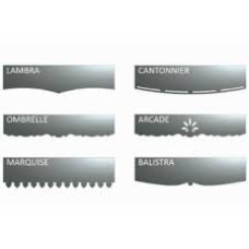 Lambrequin aluminium Marquise Store 1000 mm décor façade alu