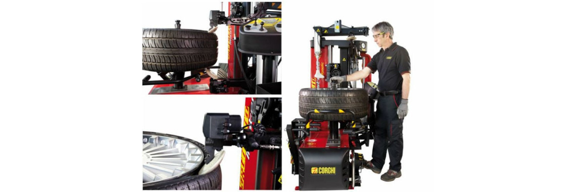 Équilibreuse de Roues Corghi EM 9240 Machine à Pneus Professionnelle