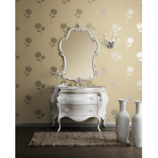 Casa Padrino Meuble Baroque Salle de Bain Blanc Or 100 cm