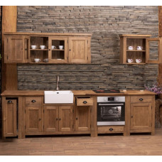 vidaXL Meuble Haut de Cuisine en Bois Massif Pin 80 cm vidaXL Meuble Haut de Cuisine en Bois Massif Pin 80 cm