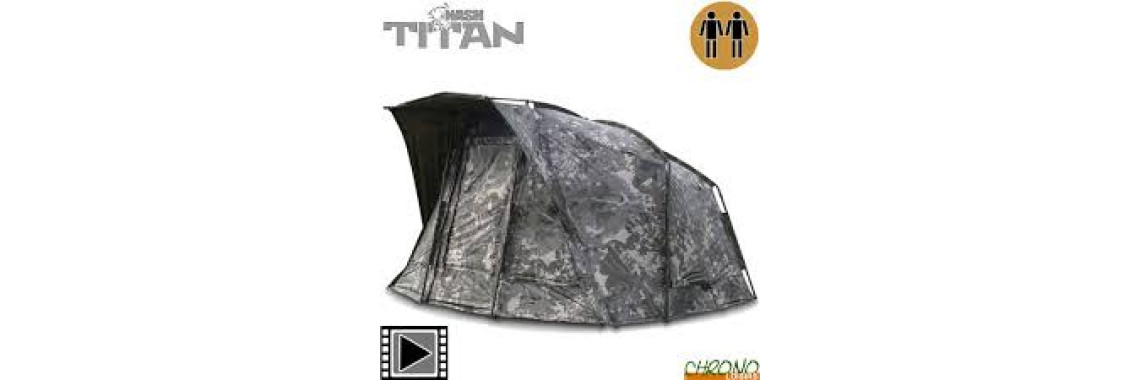 Tente de pêche Nash Titan T2 Camo Pro Carp Fishing Bivvy