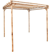 Pergola rondins de bois naturel Solid Outdoor Douglas Pergola Kit
