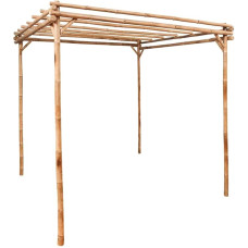 Pergola rondins de bois naturel Solid Outdoor Douglas Pergola Kit