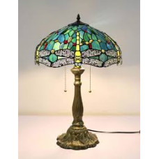 Pied de lampe Tiffany Dragonfly Base Style 16 pouces Bronze