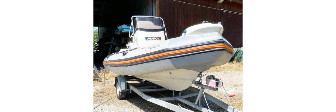 Boudin tube flotteur Zodiac Pro Open 550 Hypalon remplacement origine