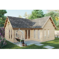 Chalet en Bois Habitable Palmako Irene 50 m²