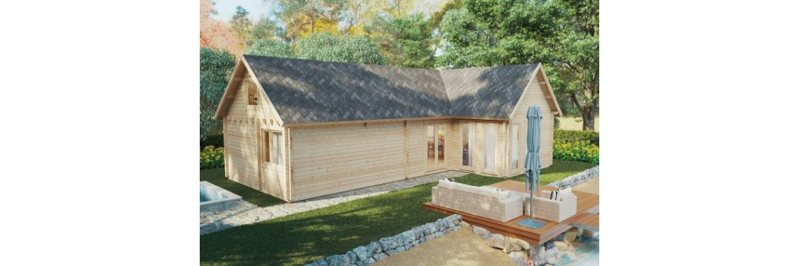 Chalet en Bois Habitable Palmako Ella 80 m²