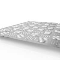 Alfer Aluminium Riffelblech Tôle Aluminium Striée 2500 x 1250 mm 3 mm