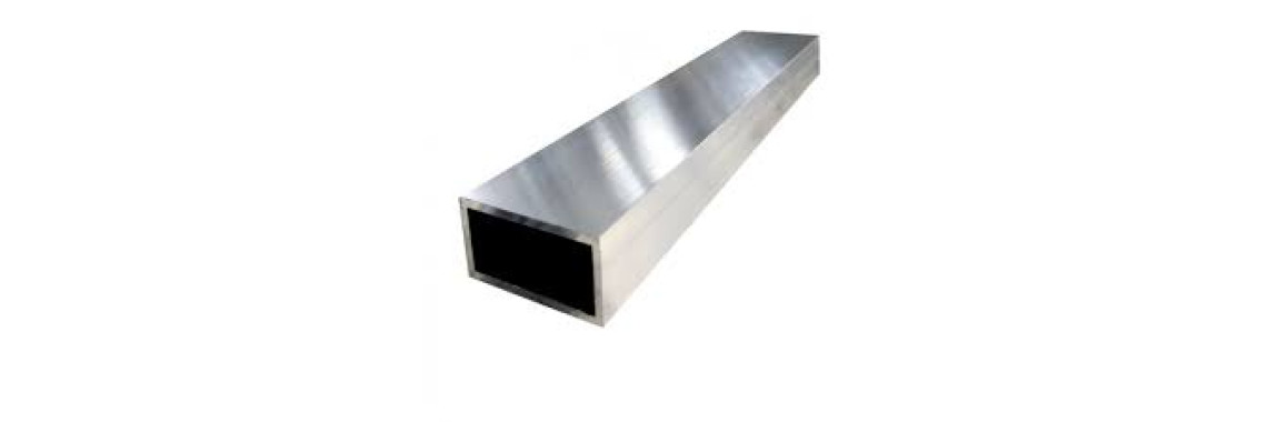 Tube rectangulaire aluminium Alfer 40x20 mm longueur 6 m profilé aluminium